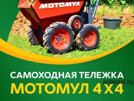 Мотомул - надёжная техника для перевозки грузов в любых условиях